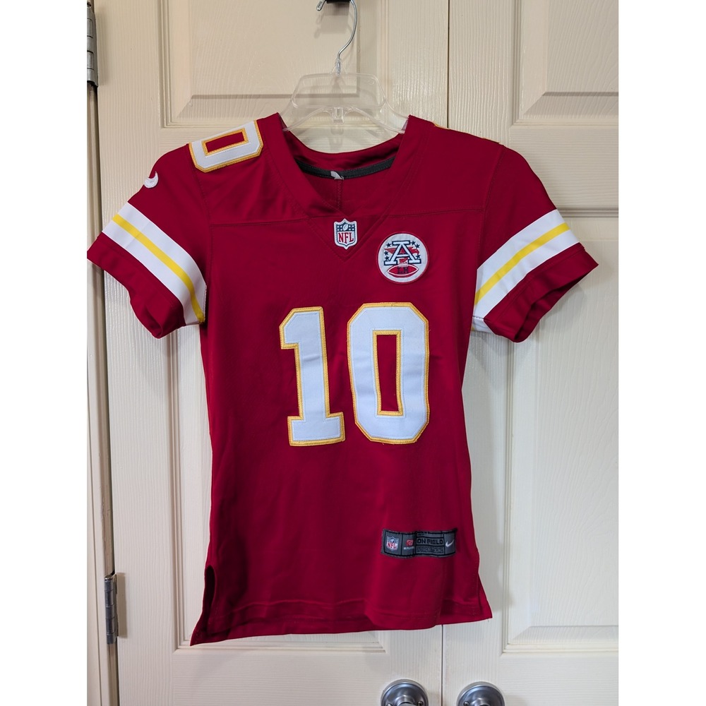 Nike Kansas City Chiefs Tyreek Hill 10 Stitched Football Jersey Red Kids Small